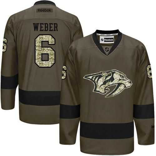 Glued Nashville Predators #6 Shea Weber Green Salute to Service NHL Jersey,We sell and wholesale Glued Nashville Predators #6 Shea Weber Green Salute to Service NHL Jersey on line form chian!